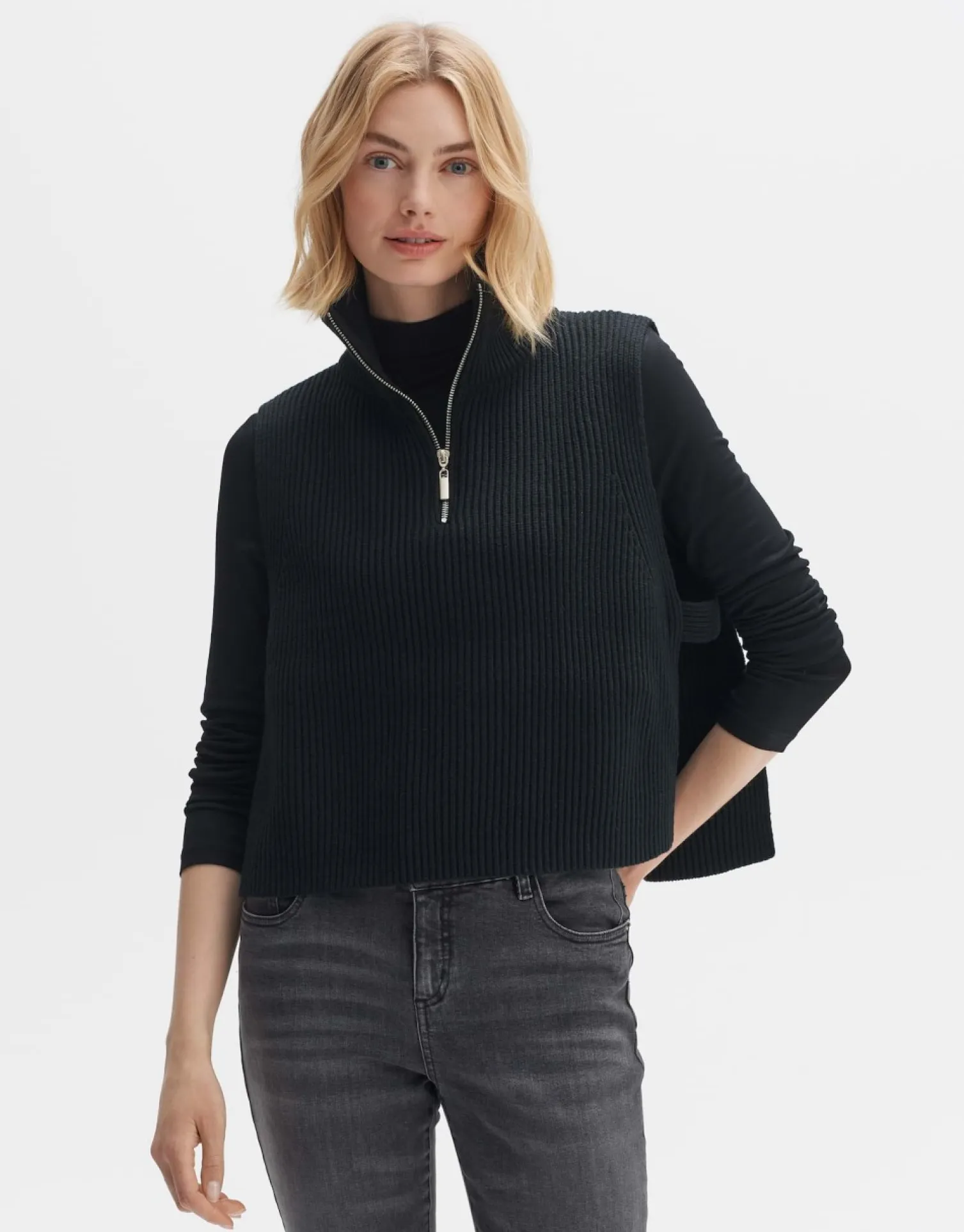 someday Fashion Gebreide Items>Abibo Cape Black