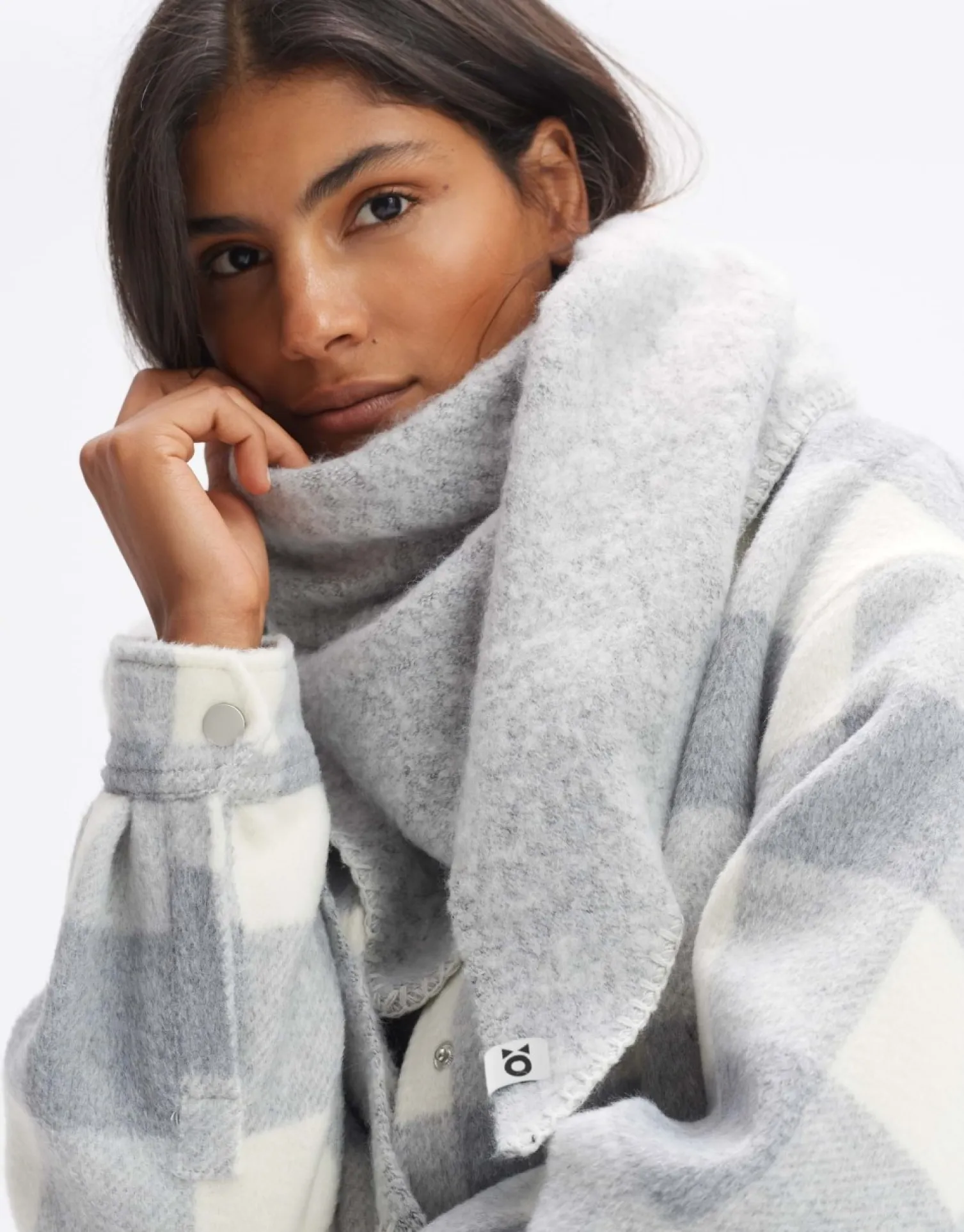someday Fashion Accessoires>Amadsi Scarf Hazy Fog Melange