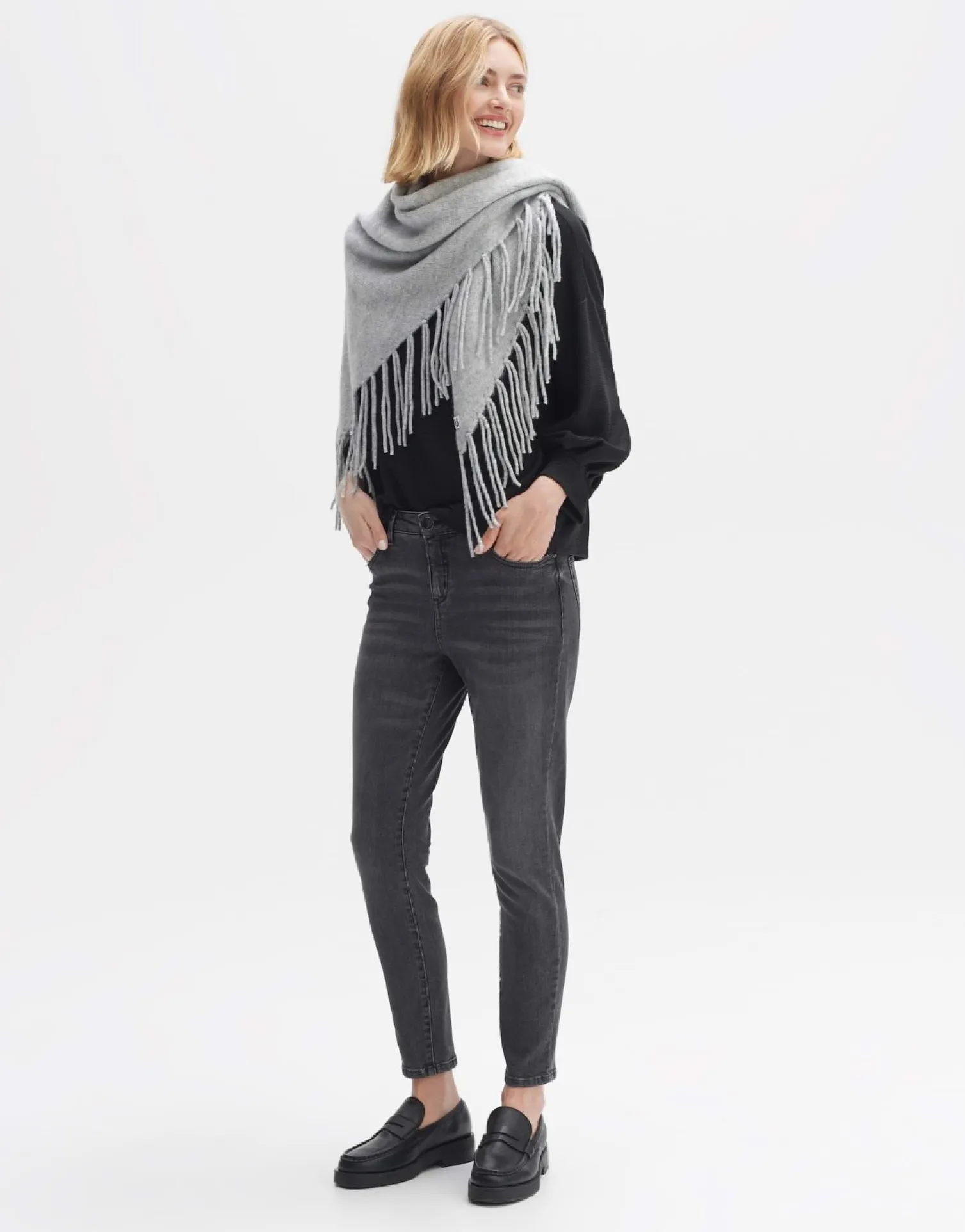 someday Fashion Accessoires>Awaro Scarf Hazy Fog Melange