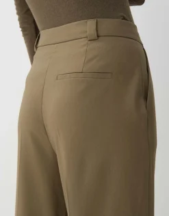 someday Fashion Jeans>Bandplooibroek Casym Misty Green