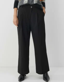 someday Fashion Broeken>Bandplooibroek Casym Black