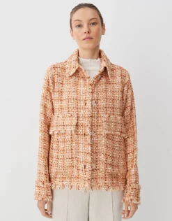 someday Fashion Blazer Vesten>Blazer Jas Nior Color Crush Orange