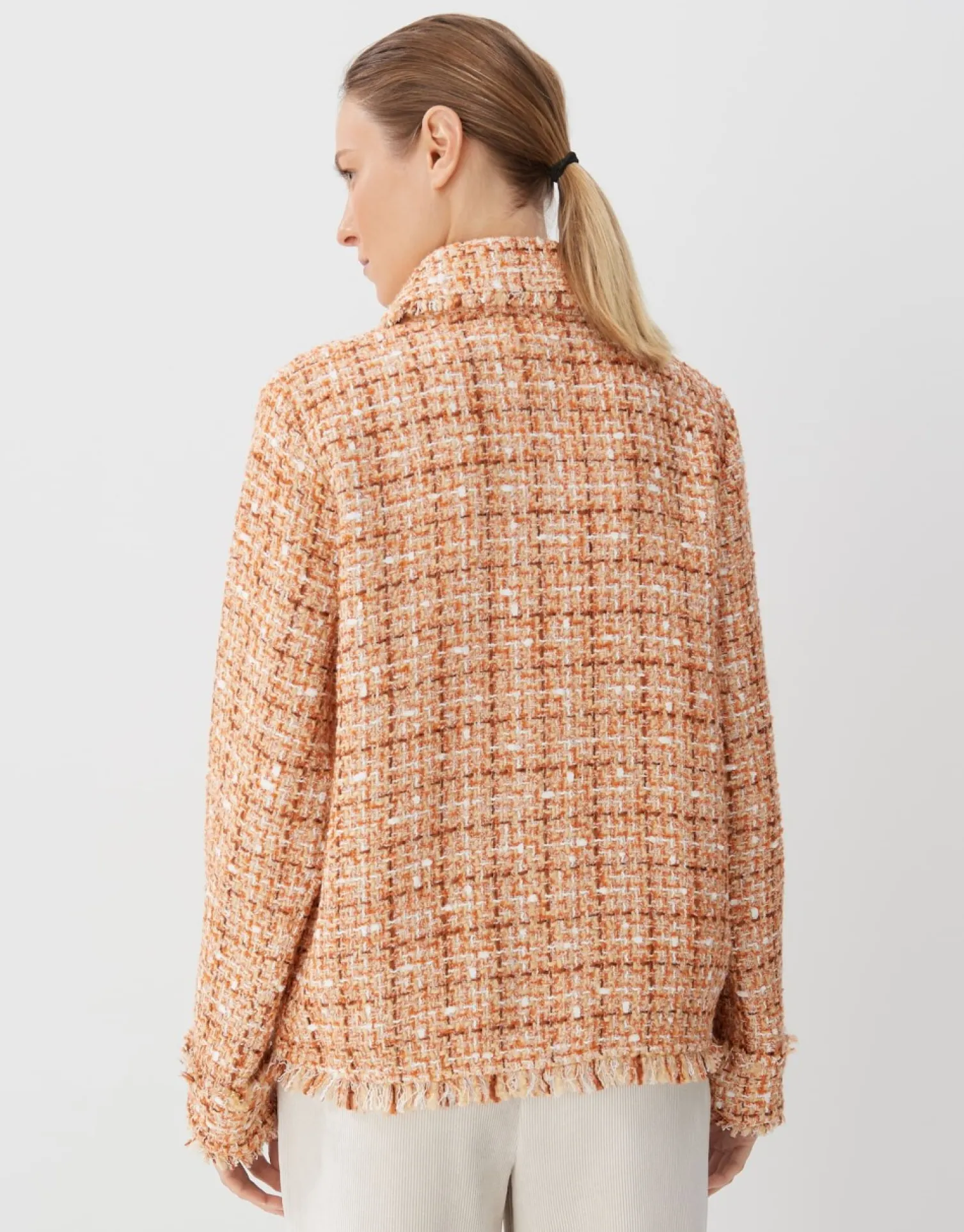 someday Fashion Blazer Vesten>Blazer Jas Nior Color Crush Orange