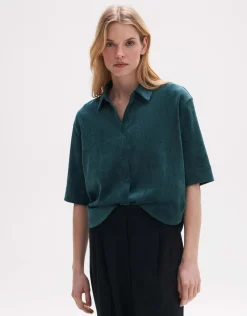 someday Fashion Blouses>Blouse Feppa Deep Teal