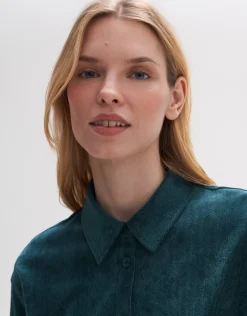 someday Fashion Blouses>Blouse Feppa Deep Teal