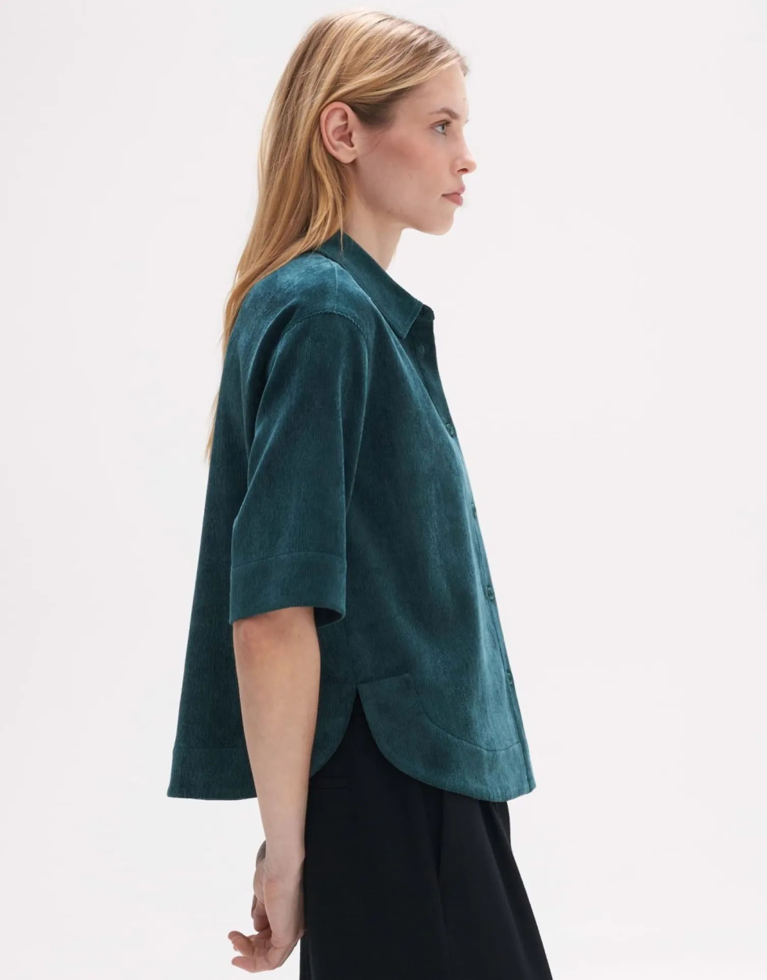 someday Fashion Blouses>Blouse Feppa Deep Teal