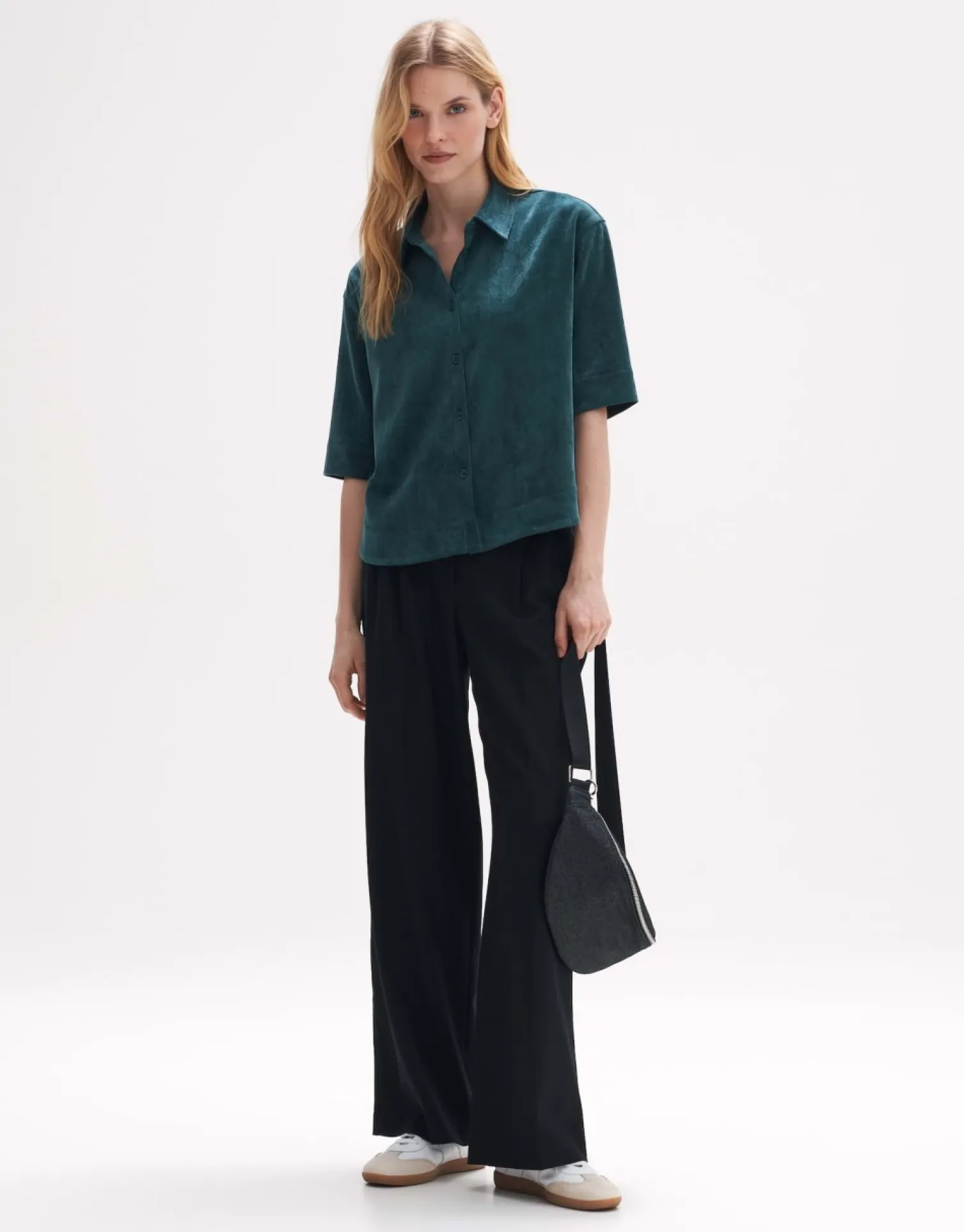 someday Fashion Blouses>Blouse Feppa Deep Teal