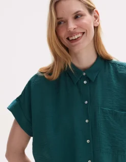 someday Fashion Blouses>Blouse Florana Deep Teal