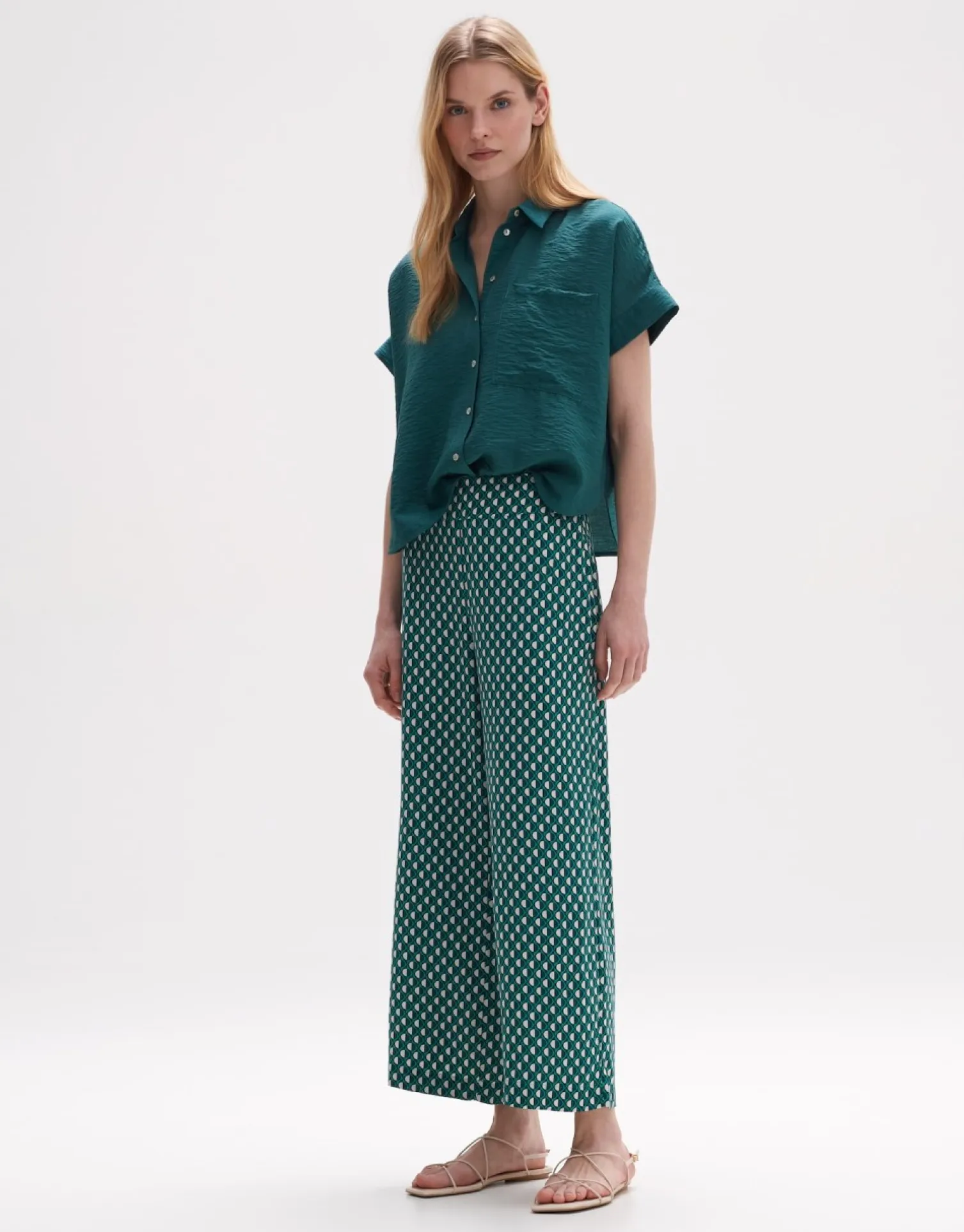 someday Fashion Blouses>Blouse Florana Deep Teal