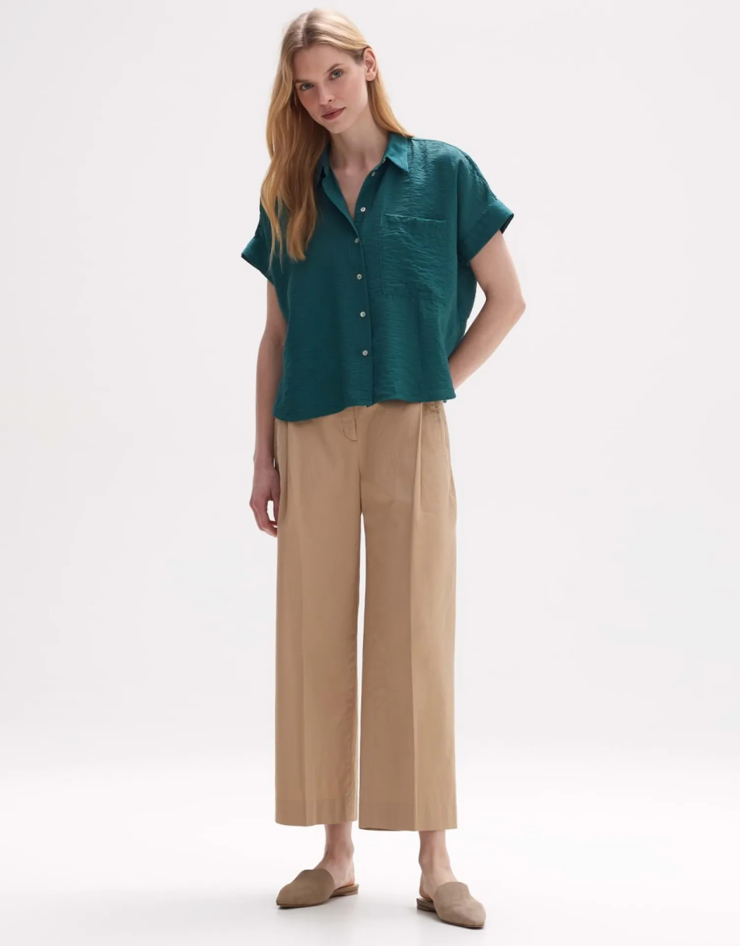 someday Fashion Blouses>Blouse Florana Deep Teal