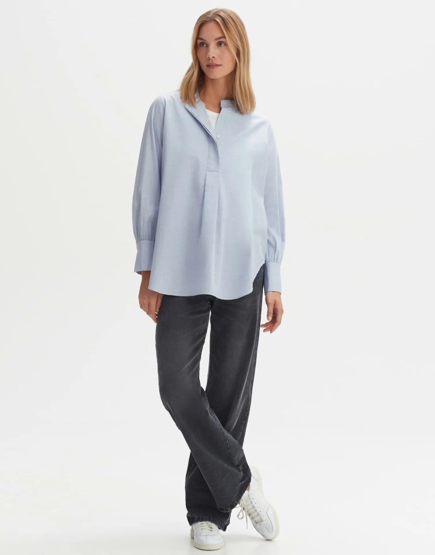 someday Fashion Blouses>Blouse Foyata Zen Blue