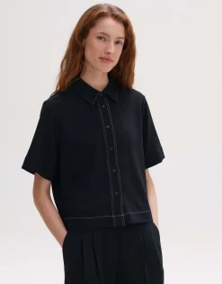someday Fashion Blouses>Blouse Met Korte Mouwen Femsa Black