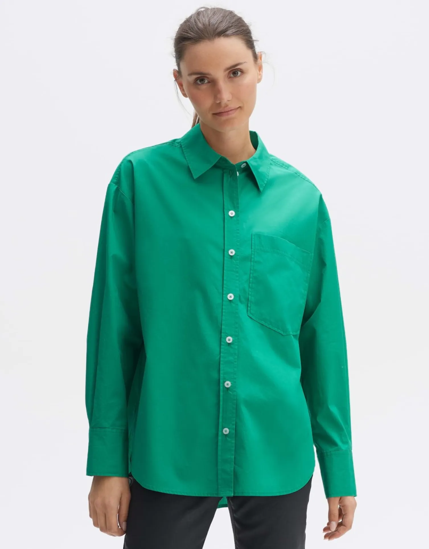 someday Fashion Blouses>Blouse Met Lange Mouwen Freyana Pepper Green