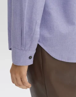someday Fashion Blouses>Blouse Met Lange Mouwen Farven Soft Viola