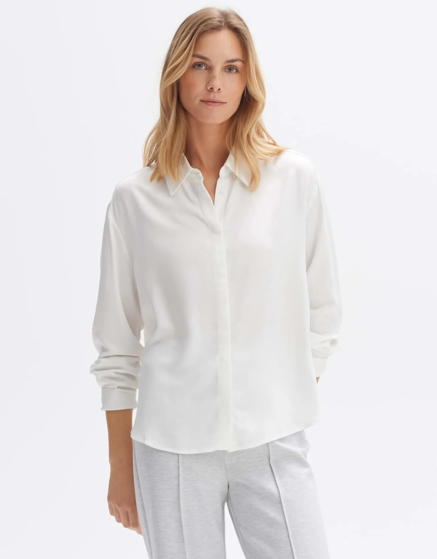 someday Fashion Blouses>Blouse Met Lange Mouwen Felpina Milk