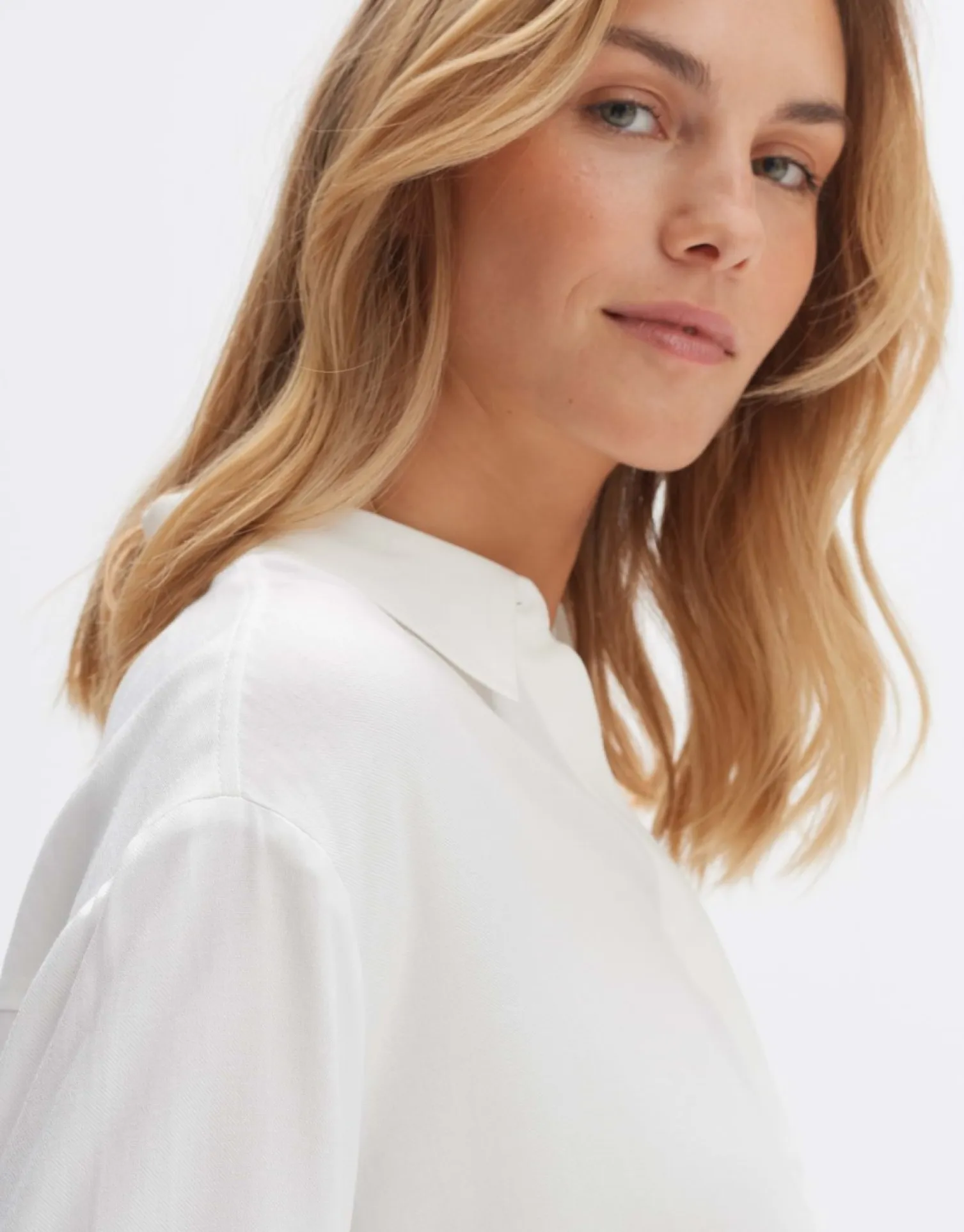 someday Fashion Blouses>Blouse Met Lange Mouwen Felpina Milk