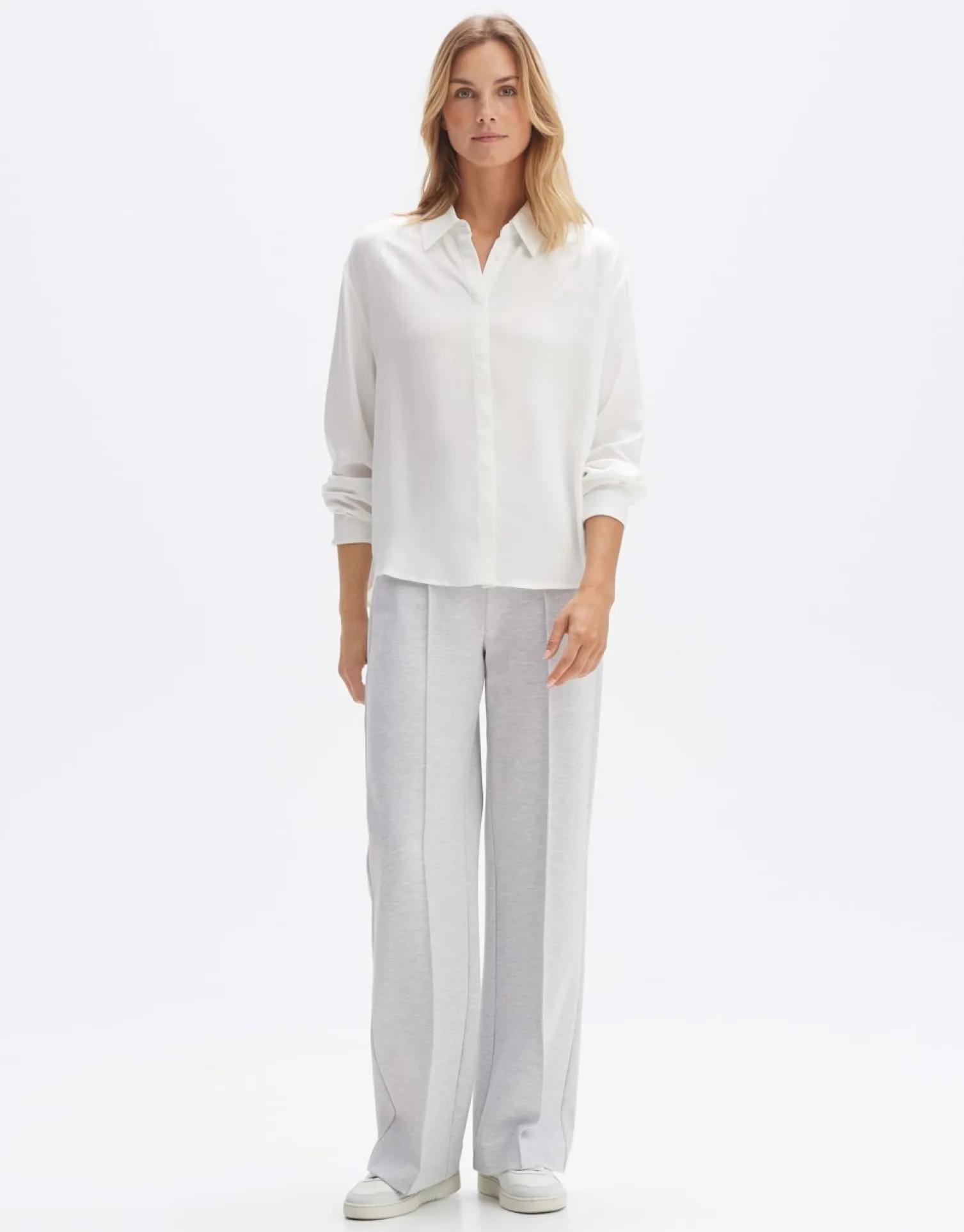 someday Fashion Blouses>Blouse Met Lange Mouwen Felpina Milk