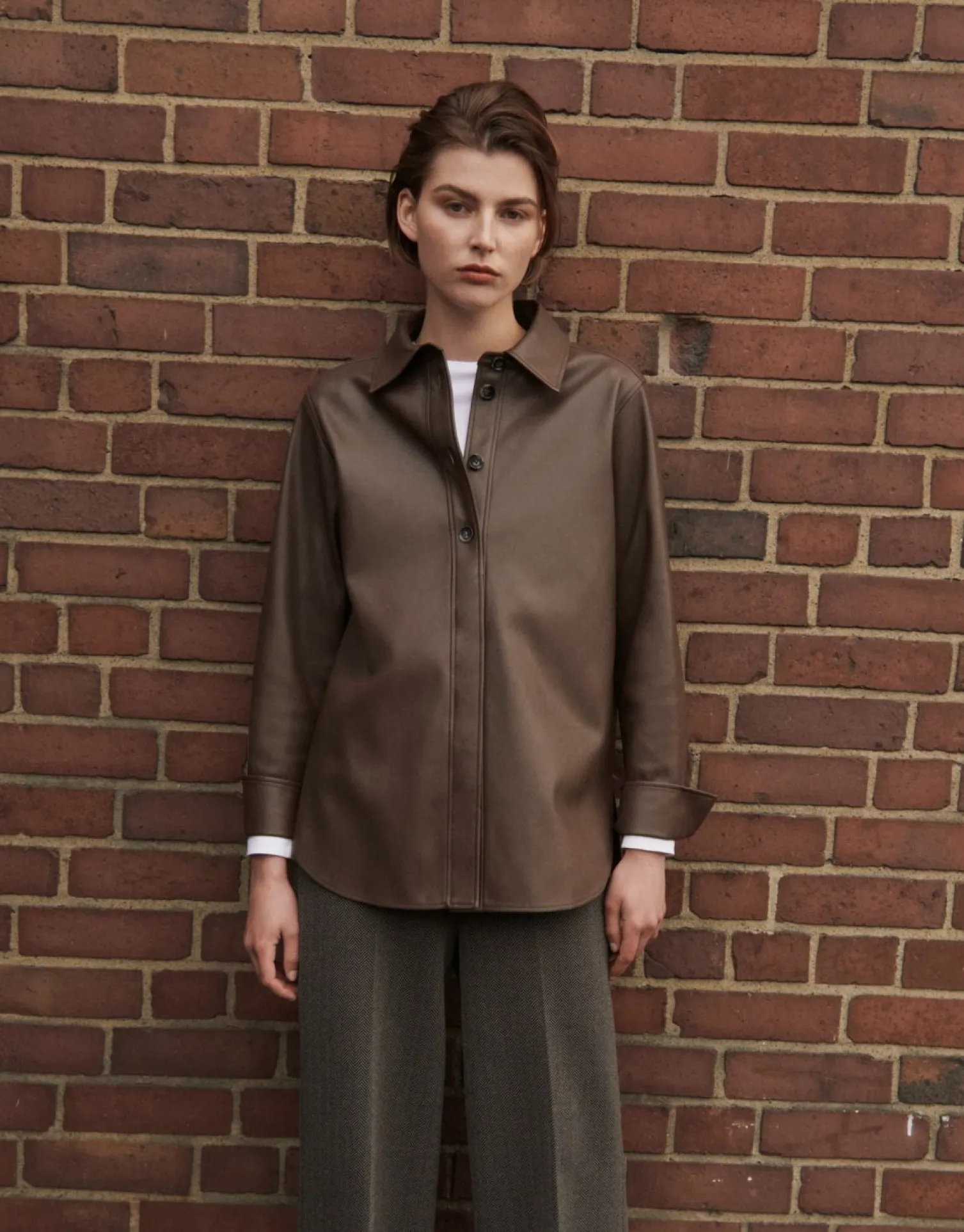 someday Fashion Blouses>Blouse Met Lange Mouwen Faboli Sandalwood