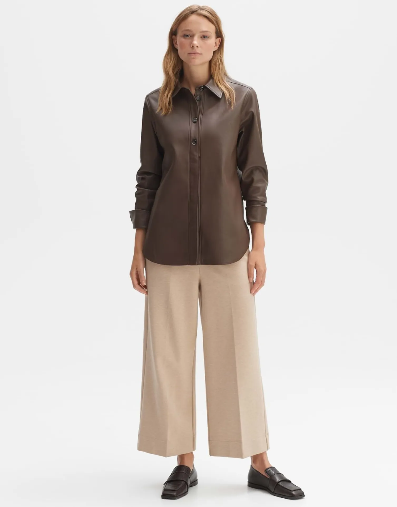 someday Fashion Blouses>Blouse Met Lange Mouwen Faboli Sandalwood