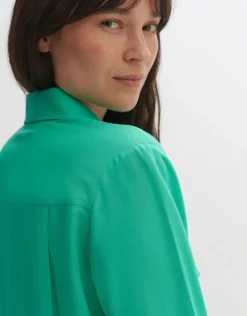 someday Fashion Blouses>Blouse Met Lange Mouwen Falva Opal Green