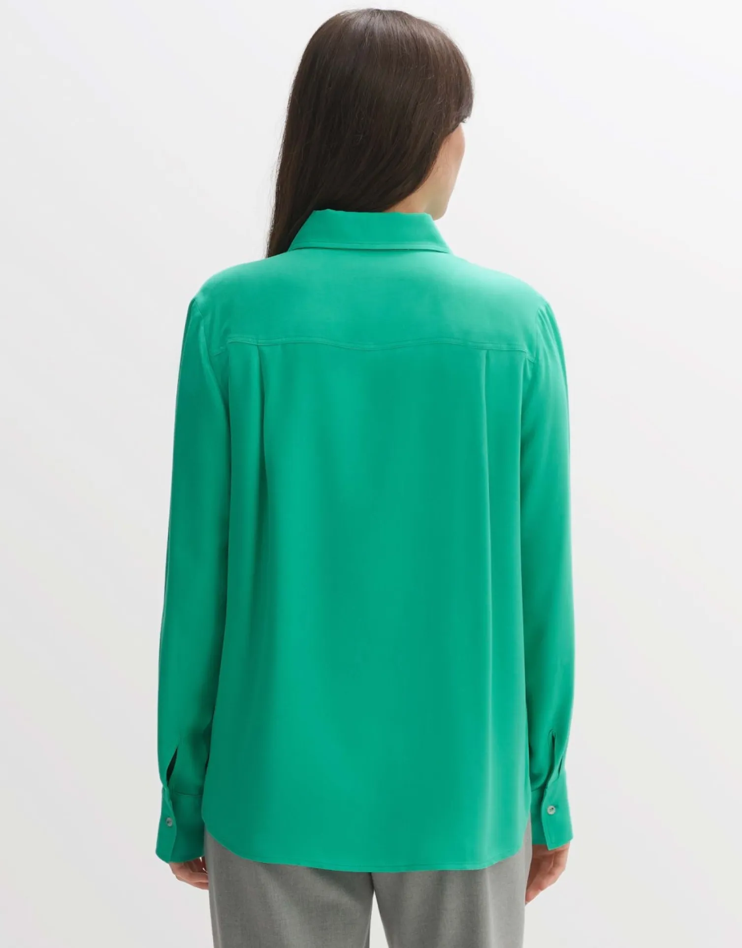 someday Fashion Blouses>Blouse Met Lange Mouwen Falva Opal Green