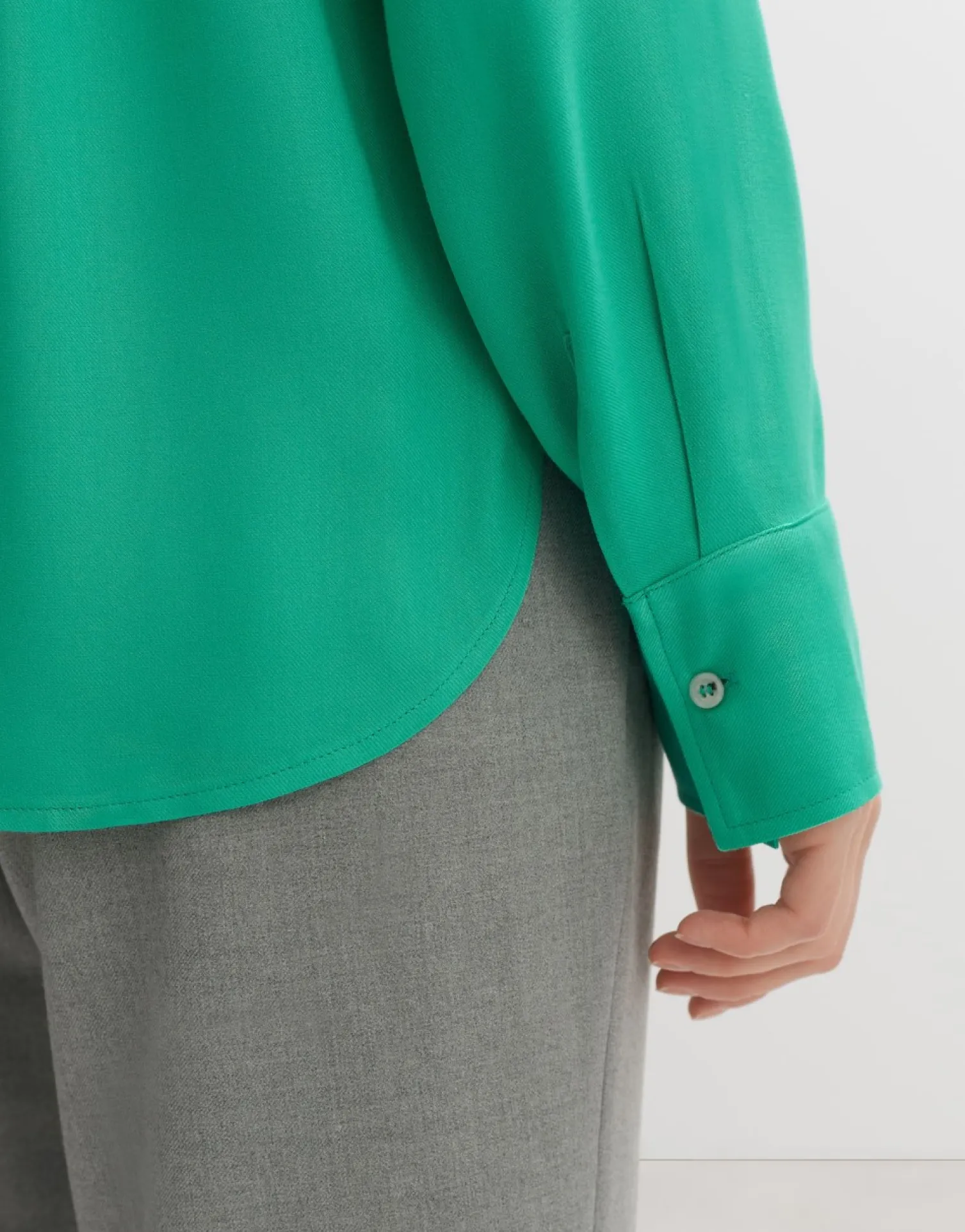 someday Fashion Blouses>Blouse Met Lange Mouwen Falva Opal Green