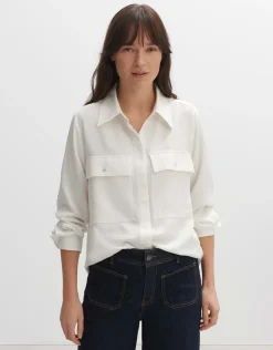 someday Fashion Blouses>Blouse Met Lange Mouwen Falva Milk