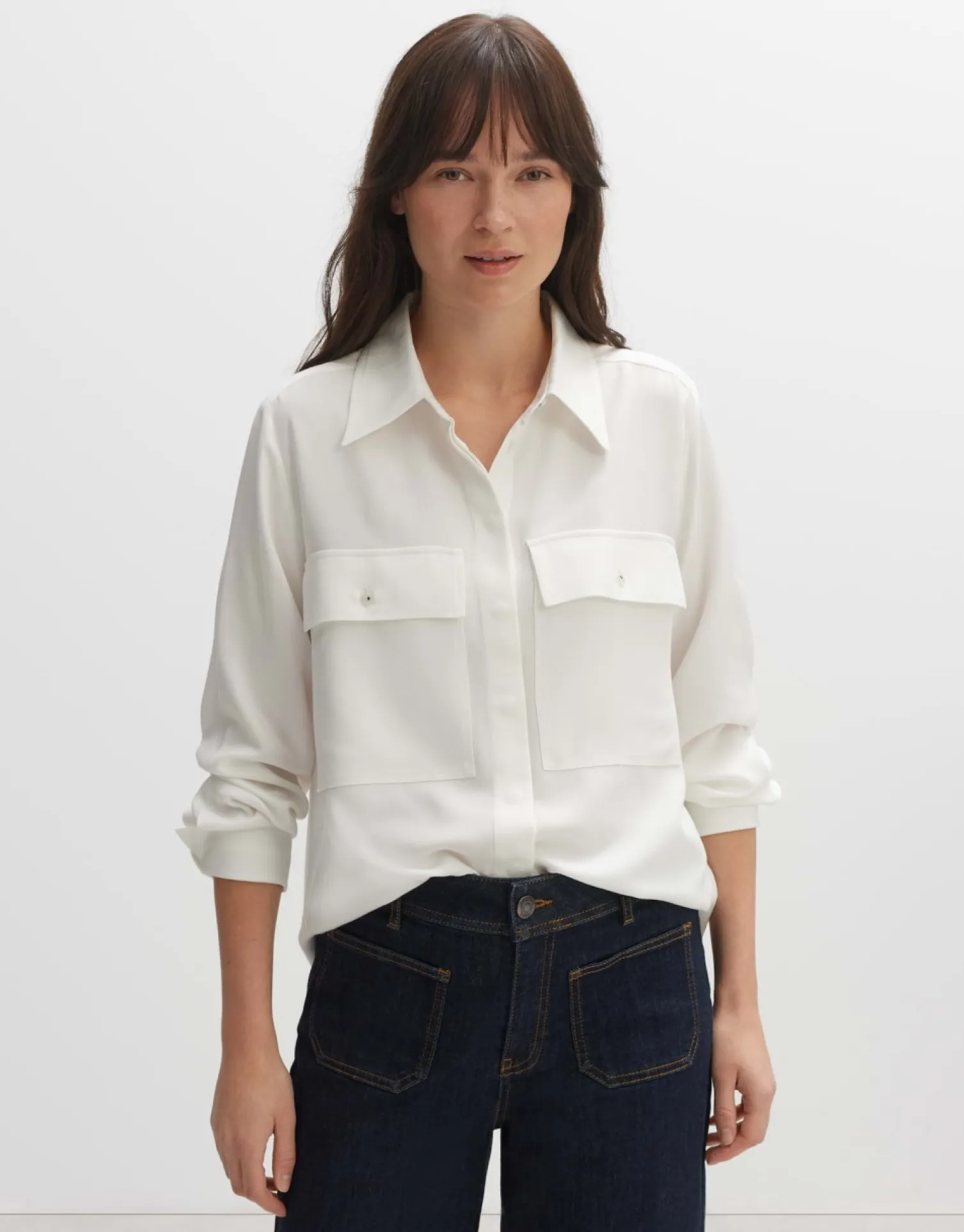 someday Fashion Blouses>Blouse Met Lange Mouwen Falva Milk