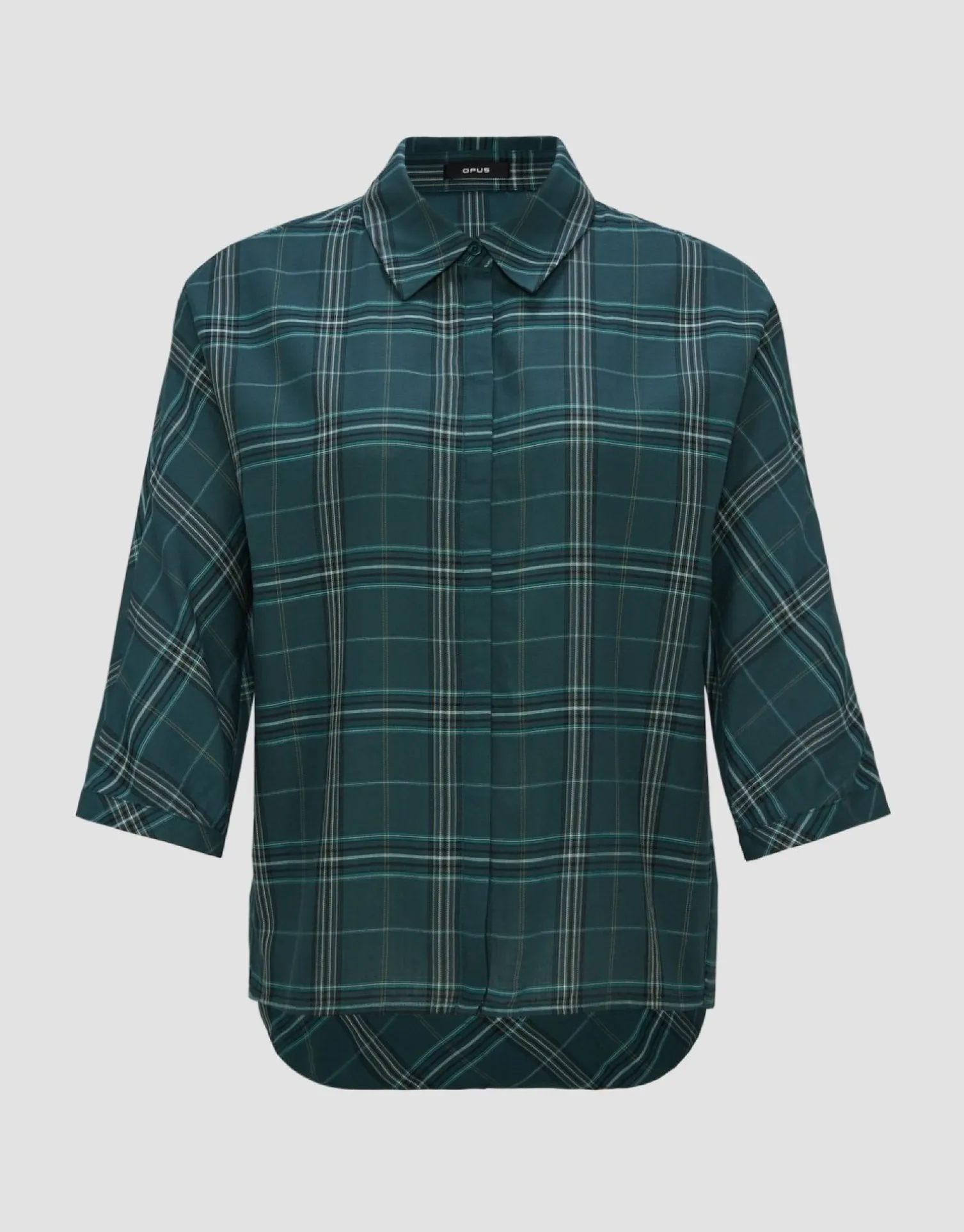someday Fashion Blouses>Blouse Met Lange Mouwen Fudo Modern Deep Teal