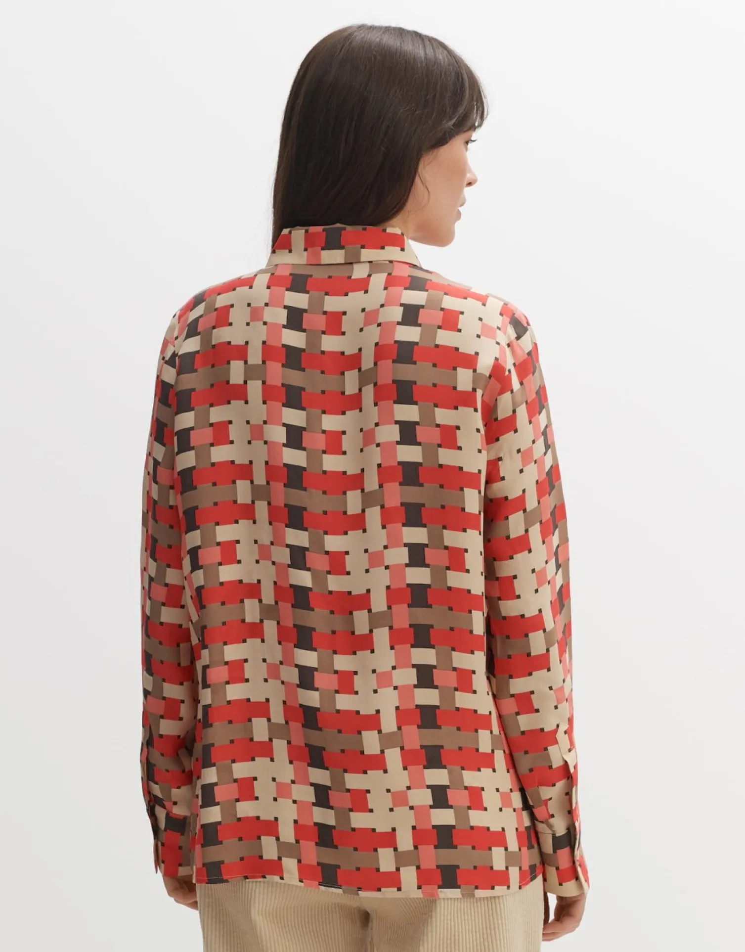 someday Fashion Blouses>Blouse Met Print Falkina Radiant Red