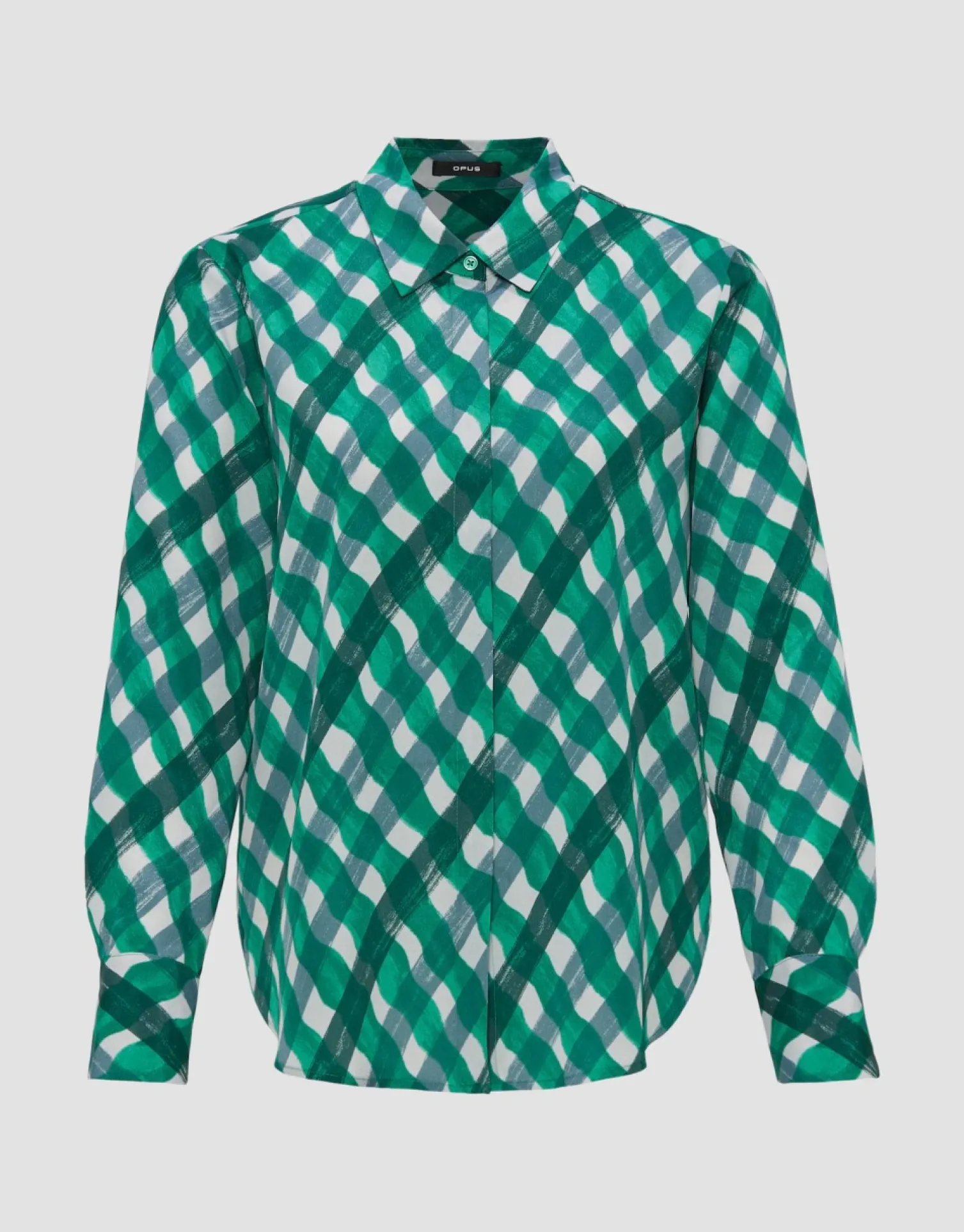 someday Fashion Blouses>Blouse Met Print Falkine Splendid Pepper Green