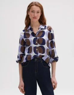 someday Fashion Blouses>Blouse Met Print Fumine Witty Sandalwood