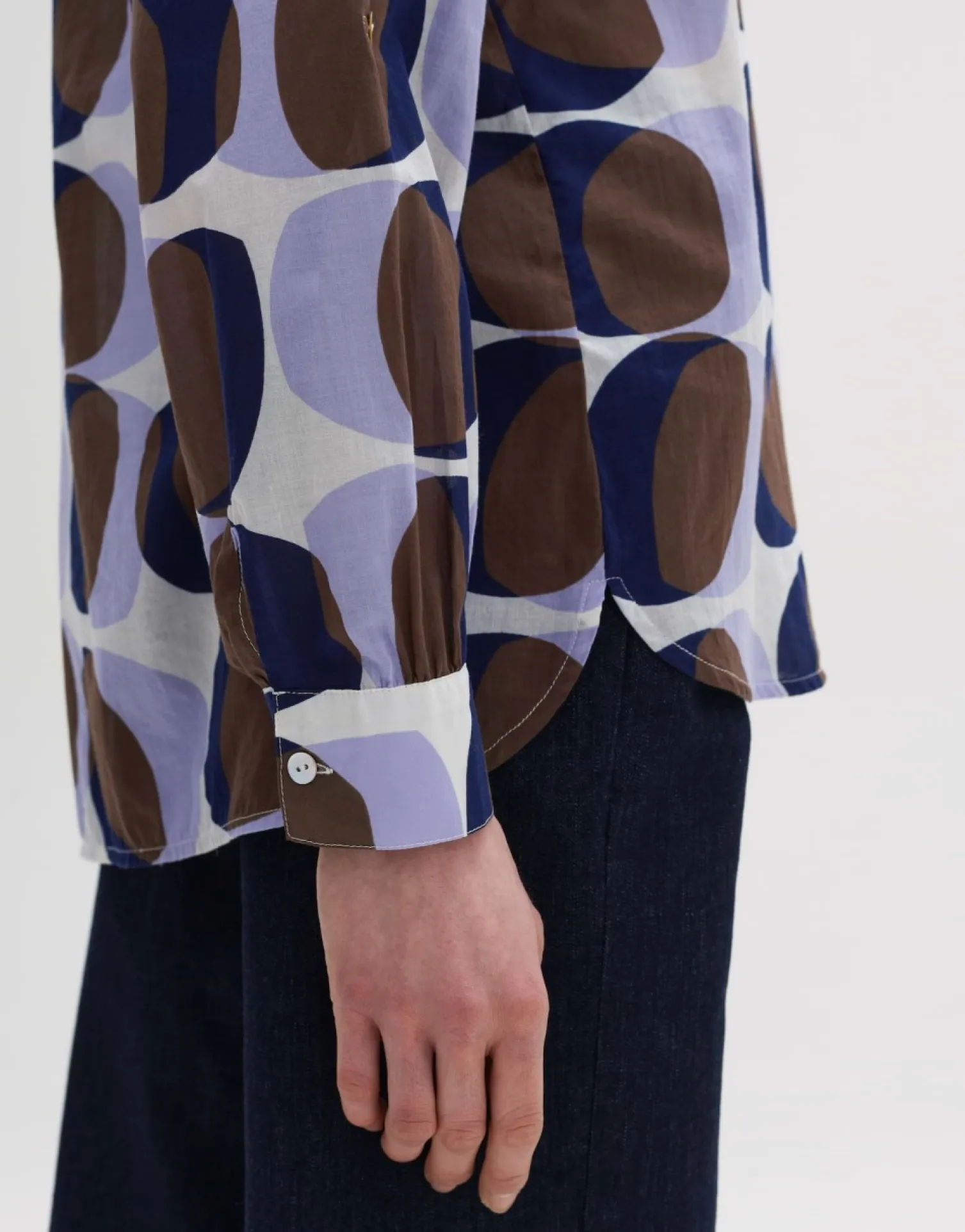 someday Fashion Blouses>Blouse Met Print Fumine Witty Sandalwood