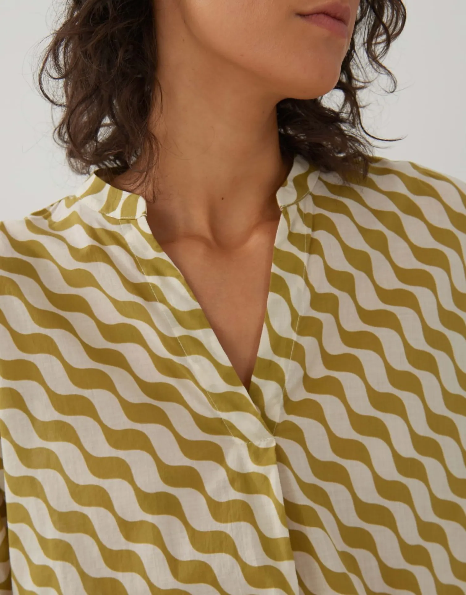 someday Fashion Blouses>Blouse Met Print Zomi Print Green Moss