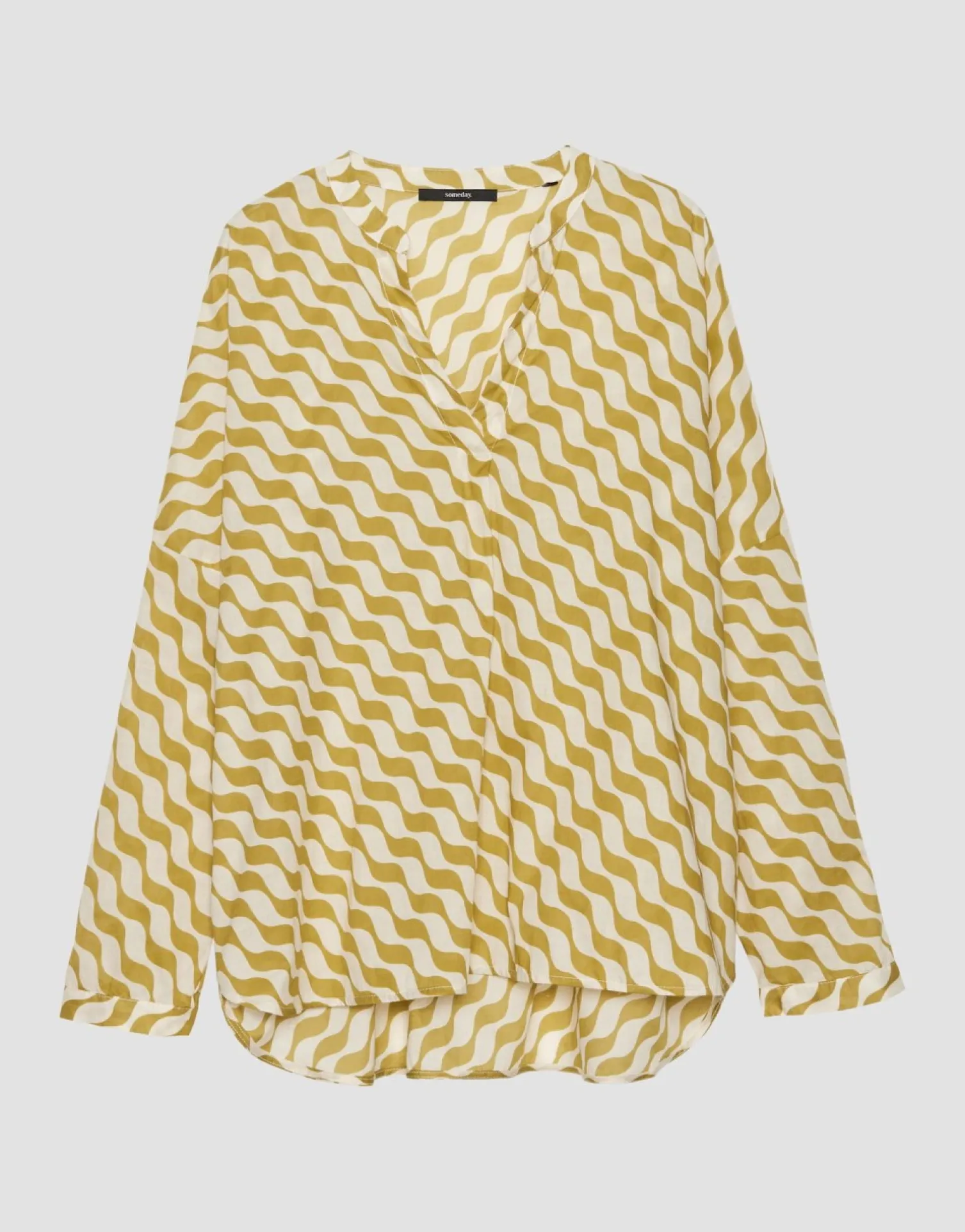 someday Fashion Blouses>Blouse Met Print Zomi Print Green Moss