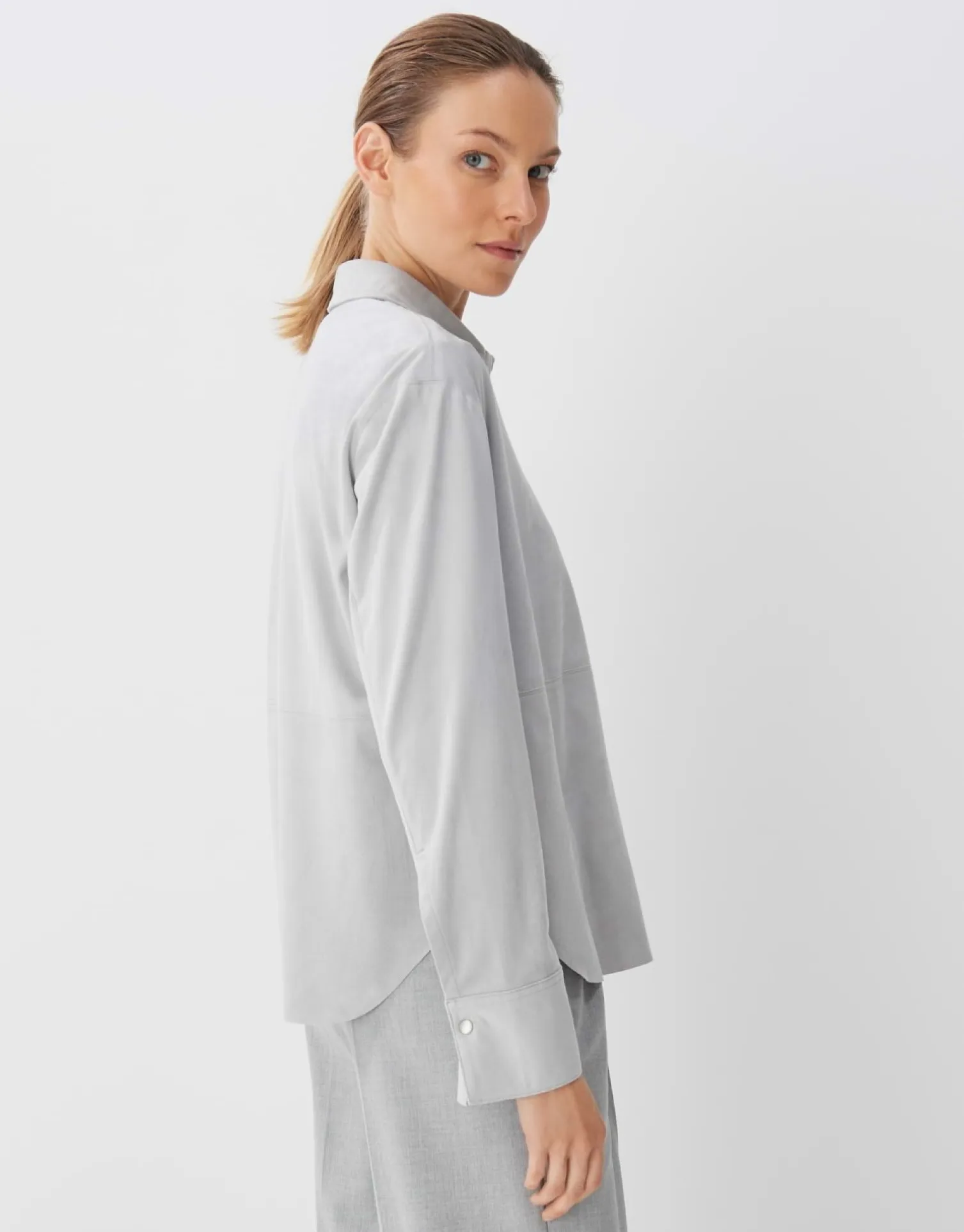 someday Fashion Blouses>Blouse Zirsta Hazy Fog Melange
