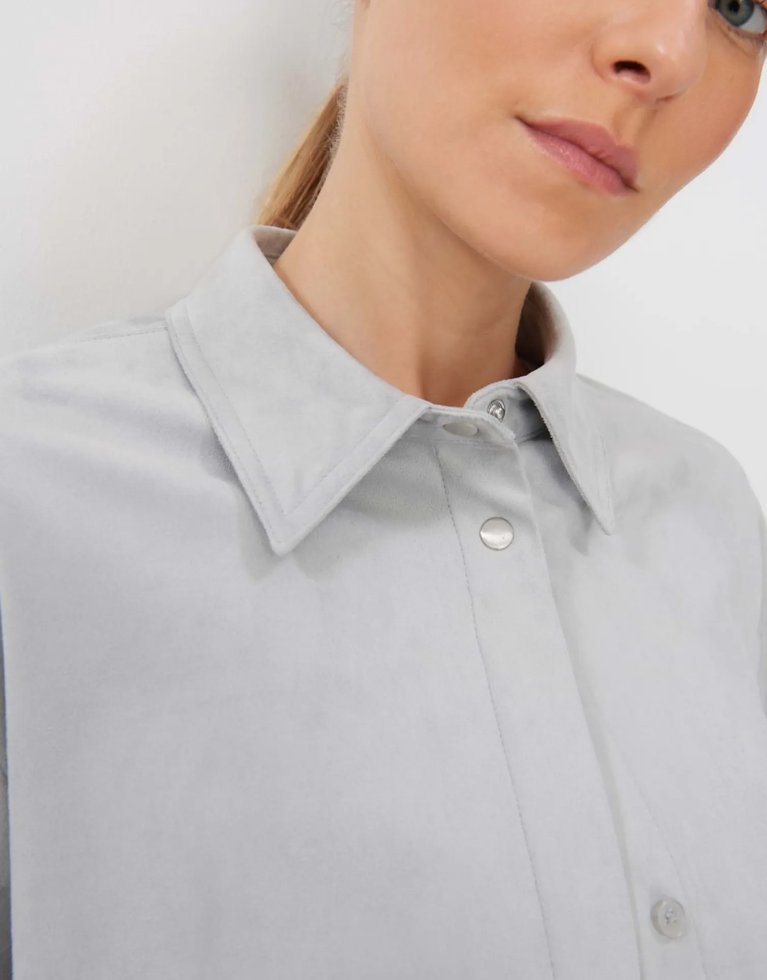someday Fashion Blouses>Blouse Zirsta Hazy Fog Melange