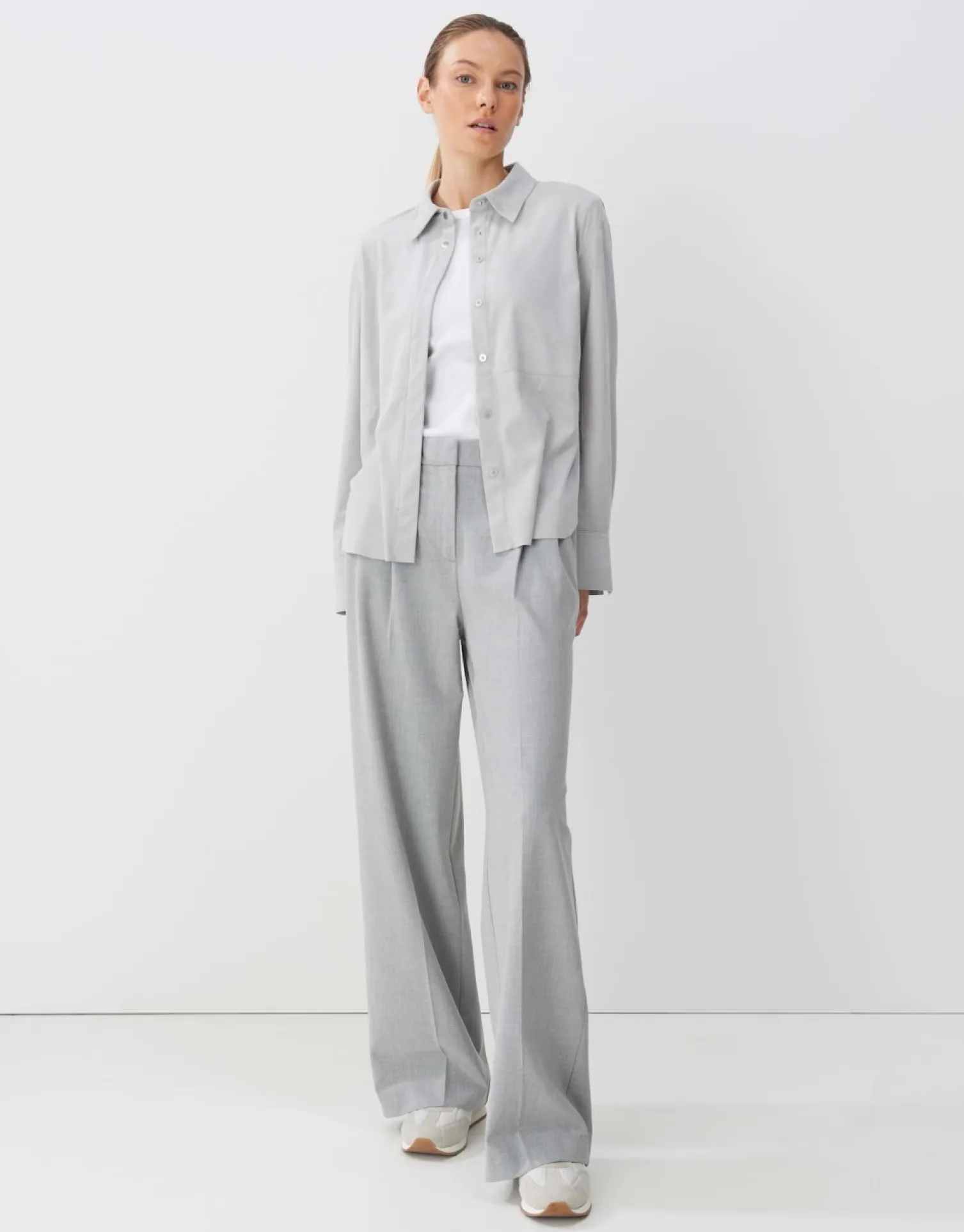someday Fashion Blouses>Blouse Zirsta Hazy Fog Melange