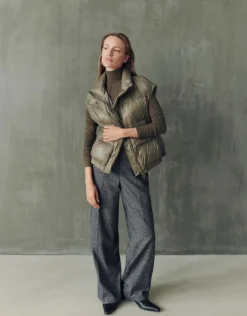 someday Fashion Blazer Vesten>Bodywarmer Vilith Misty Green