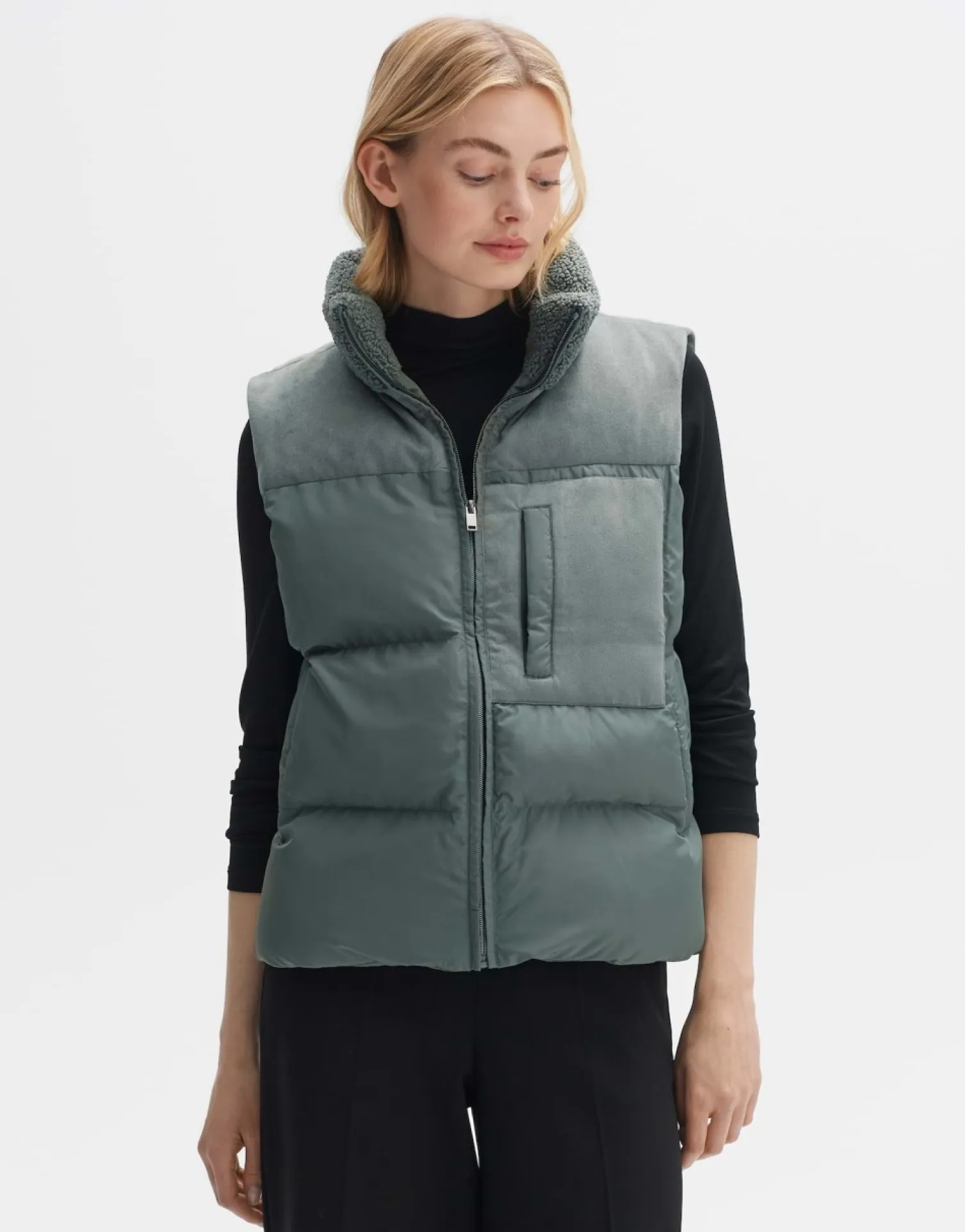 someday Fashion Blazer Vesten>Bodywarmer Waporia Dark Sage