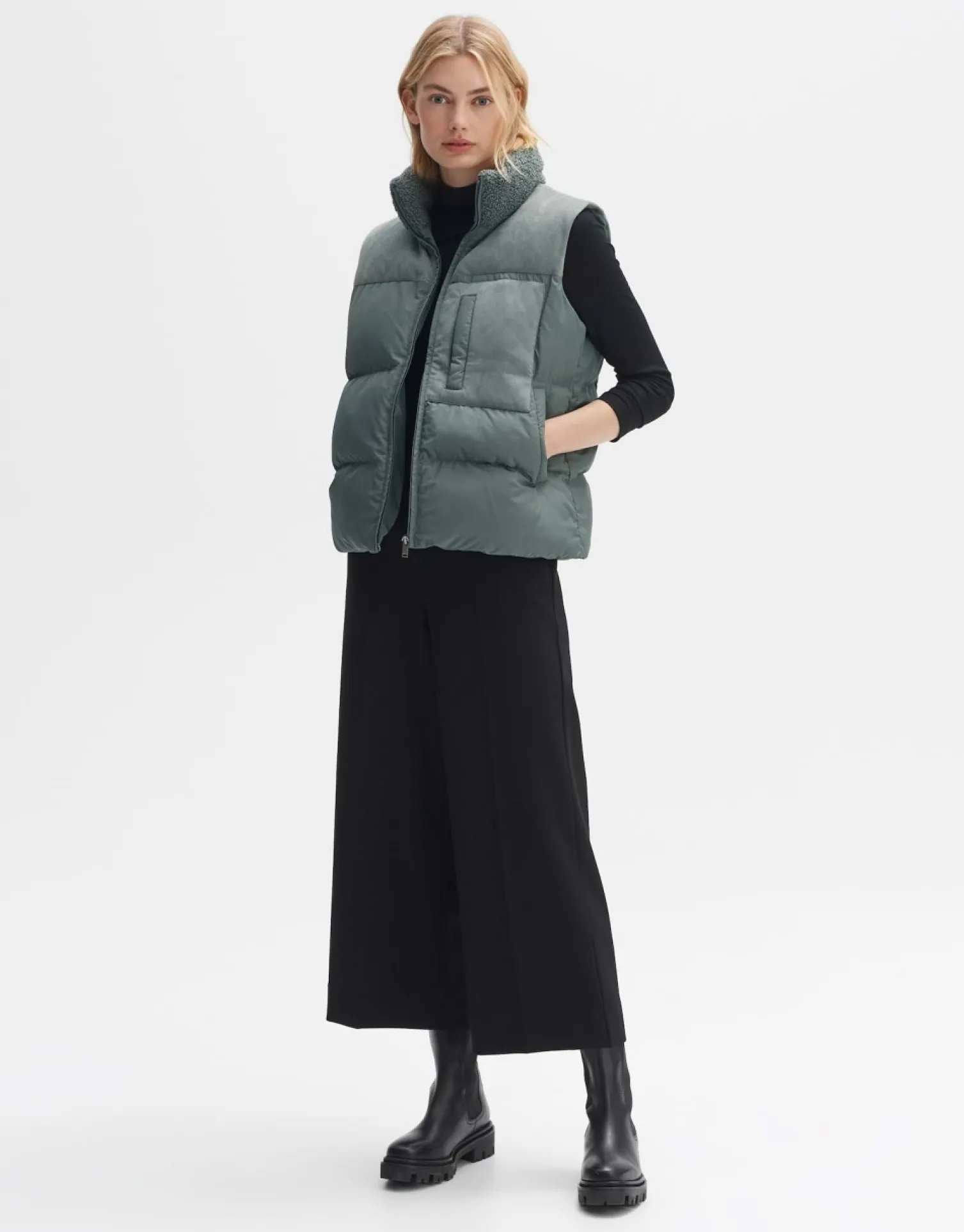 someday Fashion Blazer Vesten>Bodywarmer Waporia Dark Sage