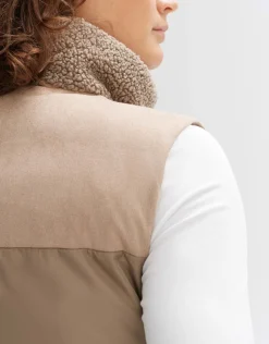 someday Fashion Blazer Vesten>Bodywarmer Waporia Nutmeg