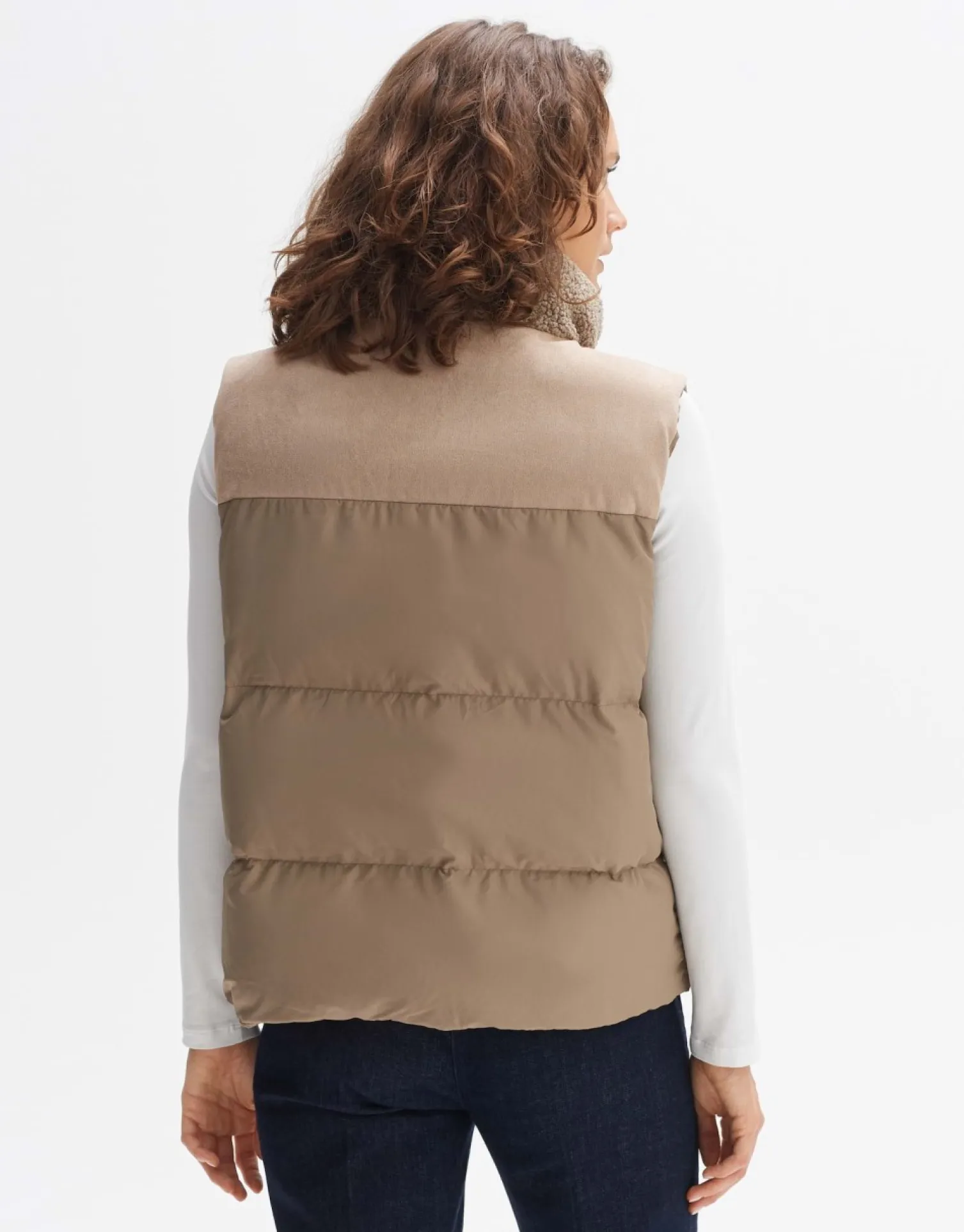 someday Fashion Blazer Vesten>Bodywarmer Waporia Nutmeg
