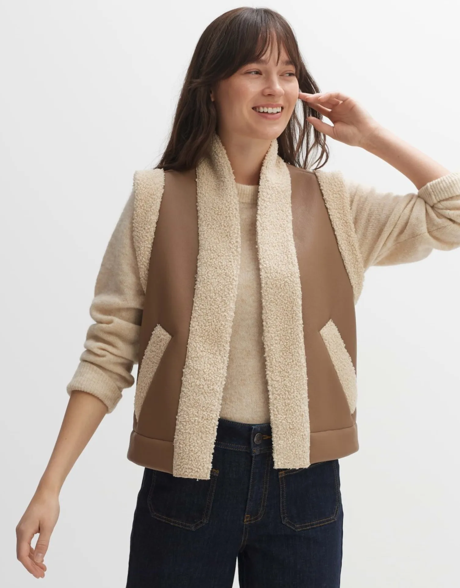 someday Fashion Blazer Vesten>Bodywarmer Wareni Argan Oil