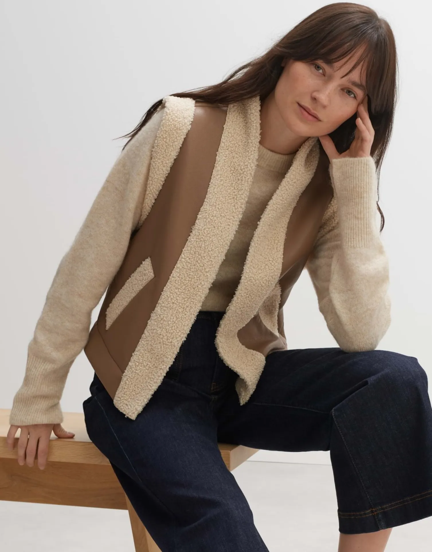 someday Fashion Blazer Vesten>Bodywarmer Wareni Argan Oil