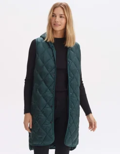 someday Fashion Blazer Vesten>Bodywarmer Wiamant Deep Teal