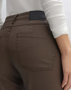 someday Fashion Broeken>Coated Jeans Evita Reloaded Sandalwood