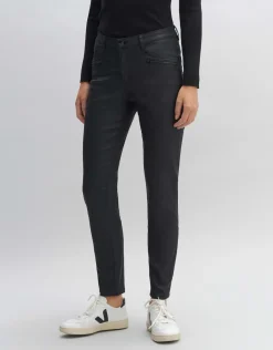 someday Fashion Broeken>Coated Jeans Evita Reloaded Black
