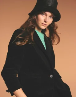 someday Fashion Blazer Vesten>Cordblazer Jesala Black