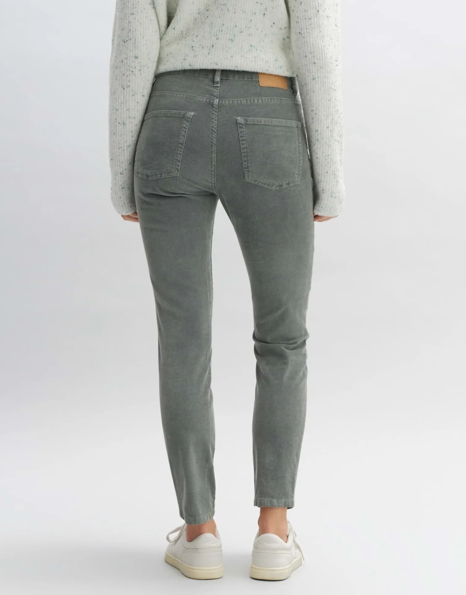 someday Fashion Broeken>Cordbroek Evita Finecord Dark Sage